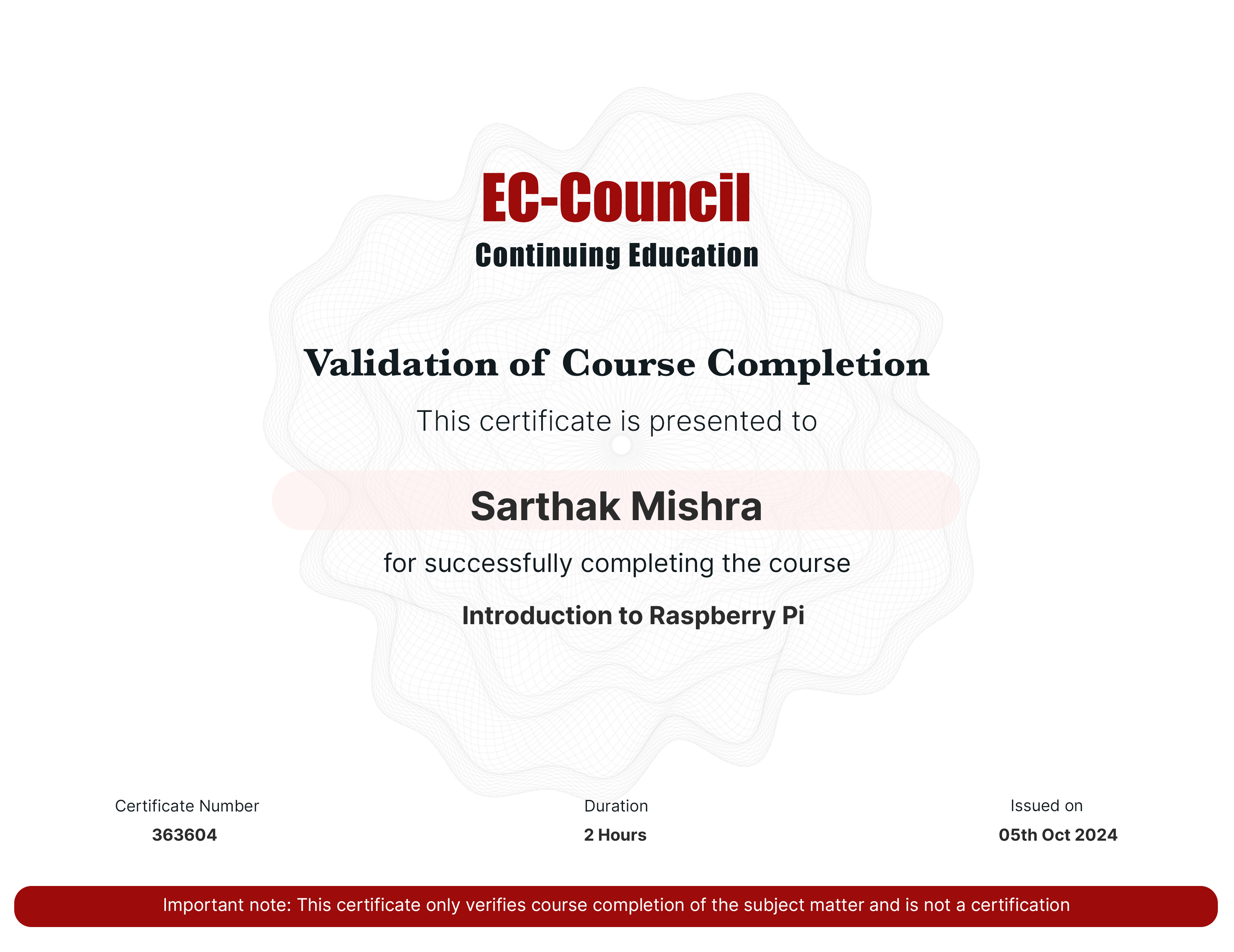 EC Council Certification