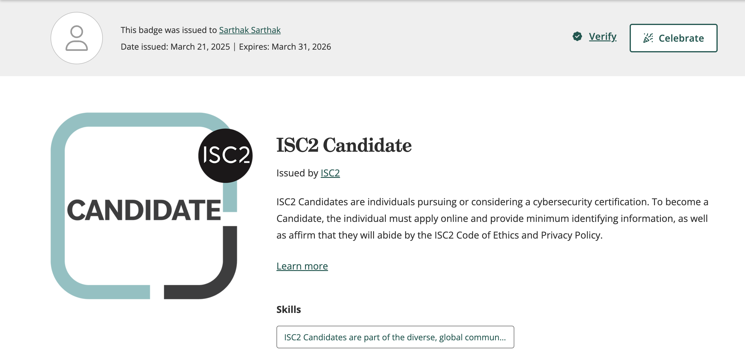 ISC2 Certification